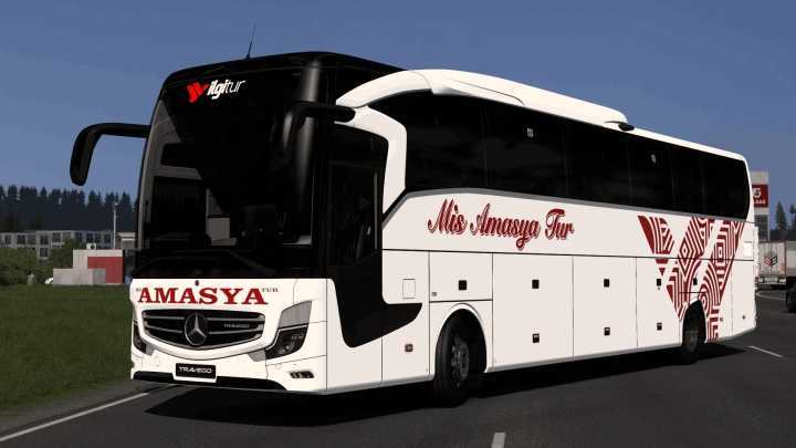 ETS2 – Mercedes-Benz Travego 16 Shd E6 Mis Amasya Tur Skinpack V1.0 (1.49)