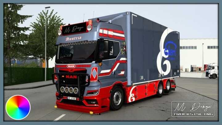 ETS2 – New Edition Skins Man Tgx V1.0 (1.49)