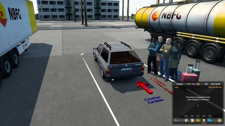 ETS2 – Passenger Mod For Cars (1.49)