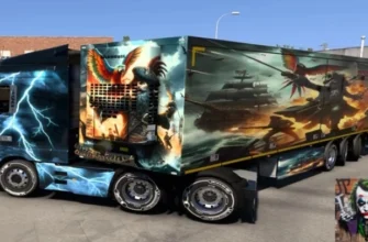 Прицеп Пират 02 для ETS2 версии 1.49