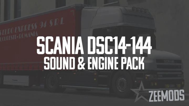 ETS2 – Звук и двигатель Scania Dsc14-144 Пакет V1.4.5 (1.49)