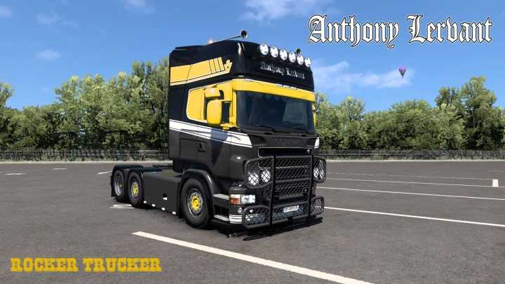 ETS2 – Scania R&S Rjl Anthony Lervant Skin V1.0 (1.49)
