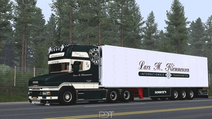 ETS2 – Scania T580 + Trailer Klemmensen V2.0 (1.49)
