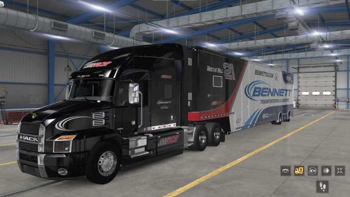 ATS – Bennett Truck Transport Skin (1.49)