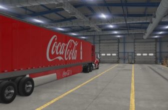ATS – Скин Coca Cola для кабины Lt и трейлера 53 (1.49)
