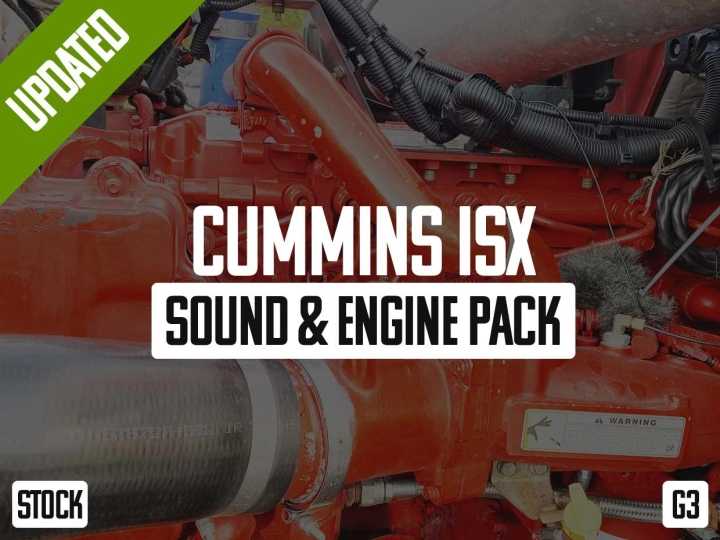ATS – Cummins Isx15 Sound & Engine Pack V1.2 (1.49)