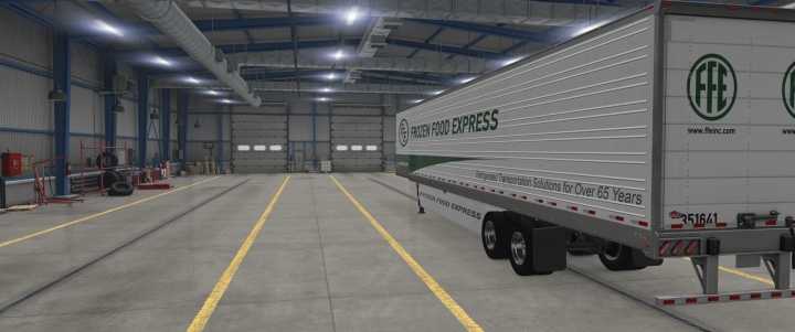 ATS – Lt Skyrise Cab Frozen Food Skin And Scs Trailer 53 Frozen Food Skin Combo (1.49)