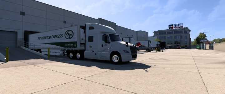 ATS – Lt Skyrise Cab Frozen Food Skin And Scs Trailer 53 Frozen Food Skin Combo (1.49)