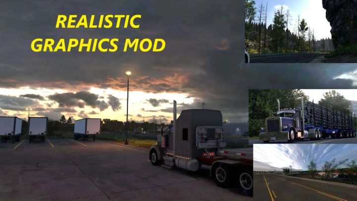 ATS – Realistic Graphics Mod V1.49.5.400S (1.49)