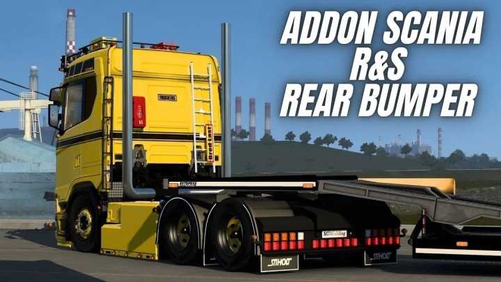 ETS2 – Addon Scania R/S Rear Bumper + Accessories V1.0 (1.49)