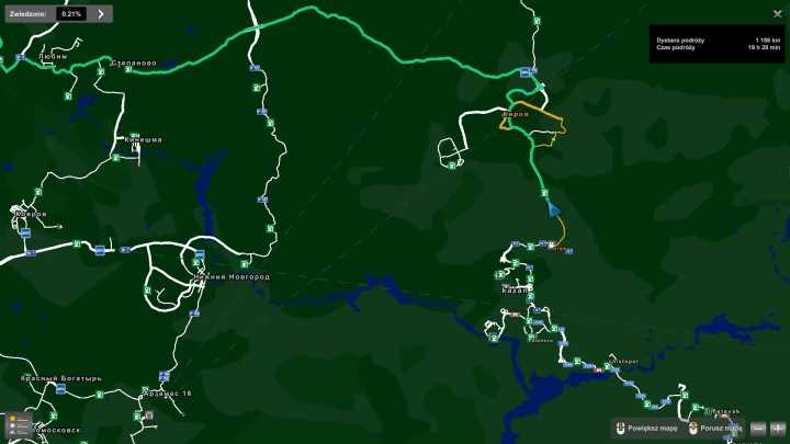 ETS2 – Аrsk And Кirov Road Connection V0.1 (1.49)