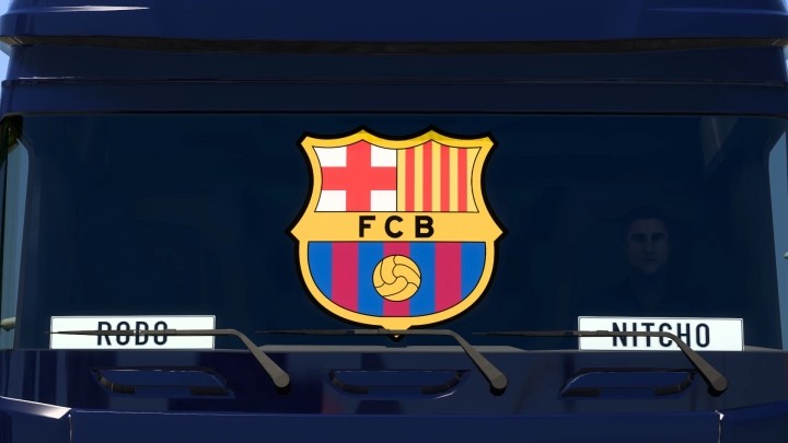 ETS2 – Barcelona Daf Xf Sticker V1.0 (1.49)