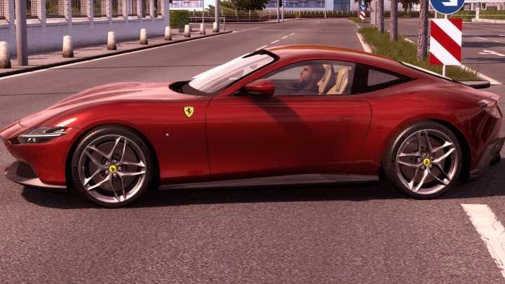 ETS2 – Ferrari Roma Spider 2021 V2.2 (1.49)
