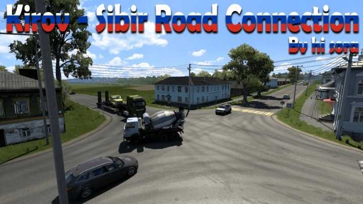 ETS2 – Kirov Map Sibir Map Rc V1.3 (1.49)