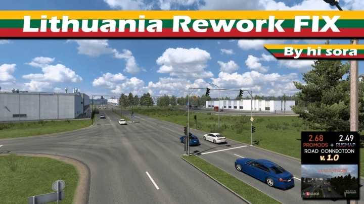 ETS2 – Lithuania Rework – Road Connection Fix V1.2 (1.49)