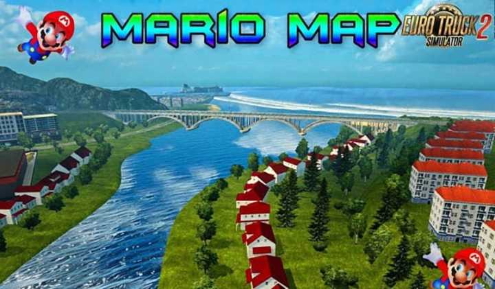ETS2 – Mario Map (1.50)