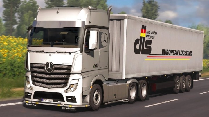 ETS2 – Mercedes Actros Mp4 Rework V3.5 (1.49)