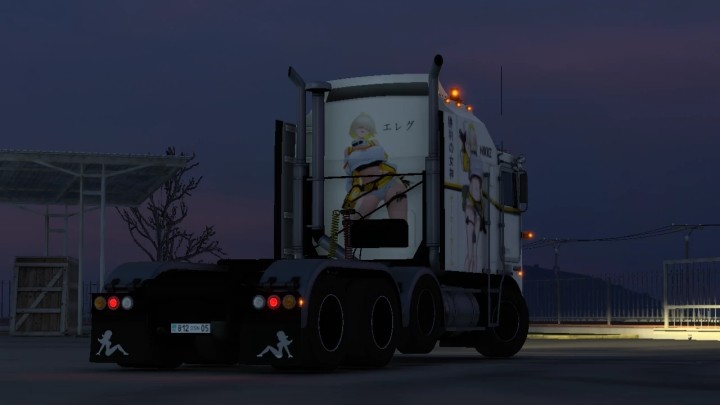 ETS2 – Overfloater Kenworth K100-E Elegg Skin (1.49)