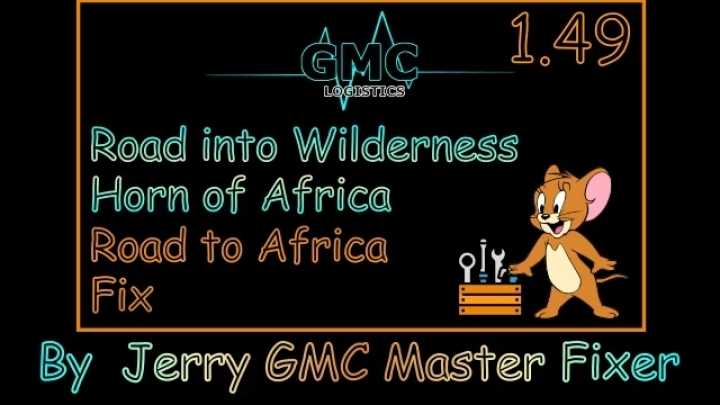 ETS2 – Road Into Wilderness Horn Of Africa Road To Africa Fix V1.1 (1.49)