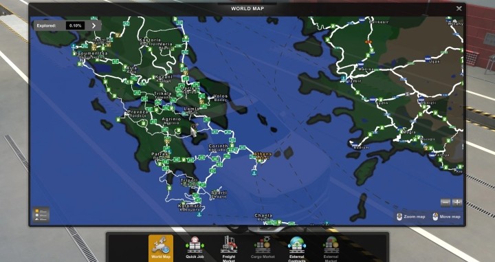 ETS2 – Road To Athens V1.80 (1.49)