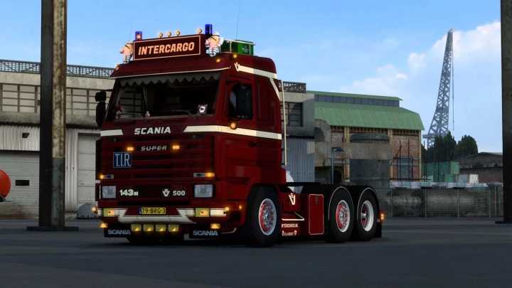 ETS2 – Scania 143M 500 V8 Intercargo V1.3 (1.49)