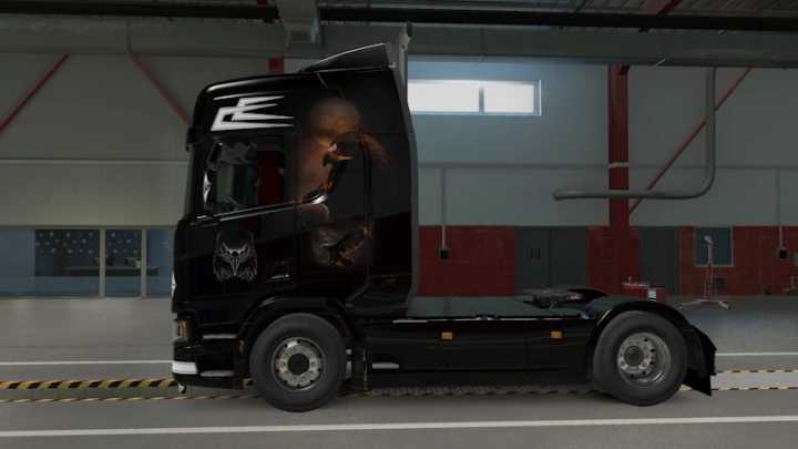 ETS2 – Scania R Ng Black Eagle Airbrush Skin V1.0 (1.49)