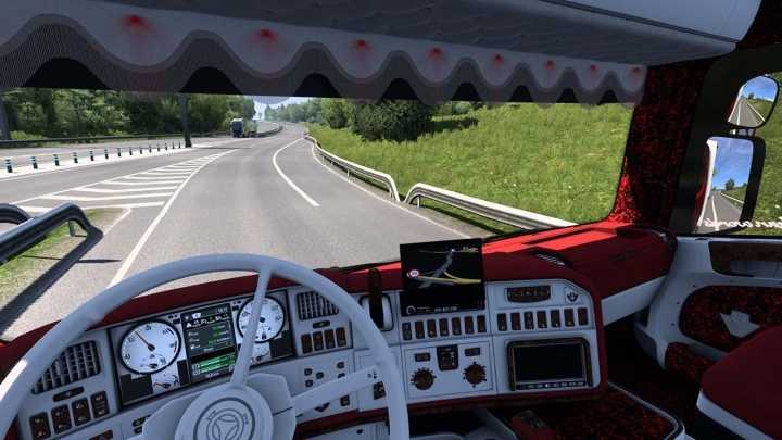 ETS2 – Scania R580 V8 Tandem+Trailer Polartrans V6.0 (1.49)