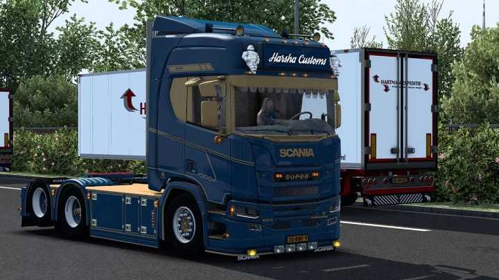 ETS2 – Scania R580S Harsha Customs V1.0 (1.49)