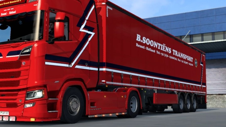 ETS2 – Scania S B.soontiens Transport Skin V1.0 (1.49)