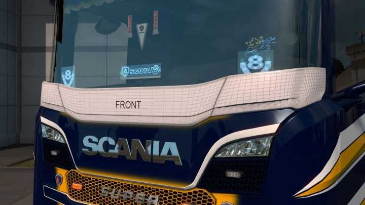 ETS2 – Scania S/R Windscreenguard V1.0 (1.49)
