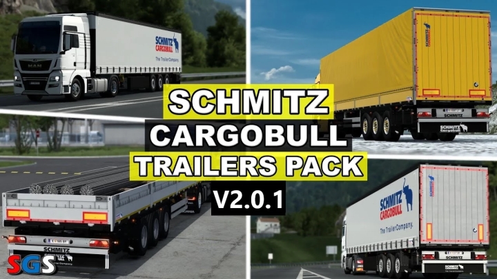 ETS2 – Schmitz Cargobull Trailers Pack V2.0.1 (1.50)