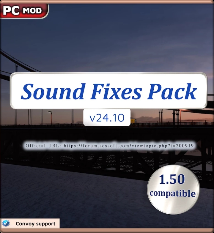 ETS2 – Sound Fixes Pack V24.10 (1.50)