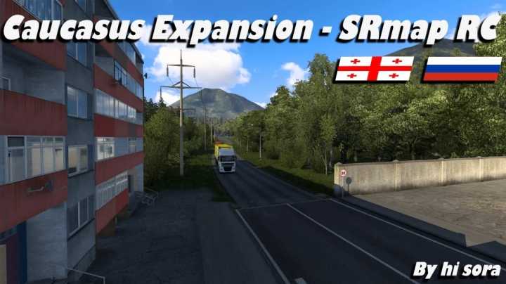 ETS2 – Southern Region Map Caucasus Expansion Rc V1.2 (1.49)