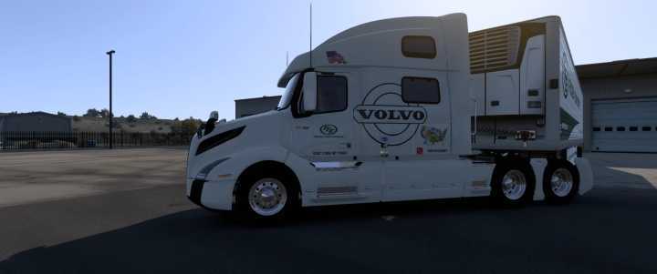 ATS – 2018 Volvo Vnl Frozen Food Skin V1.0 (1.50)