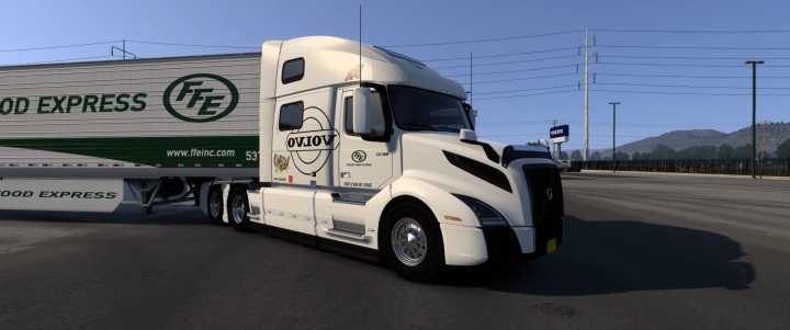 ATS – 2018 Volvo Vnl Frozen Food Skin V1.0 (1.50)