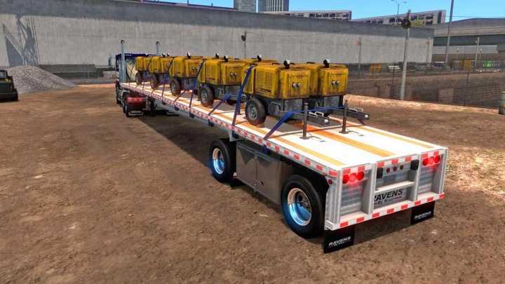 ATS – Ravens Eclipse Flatbed Trailer (1.49)