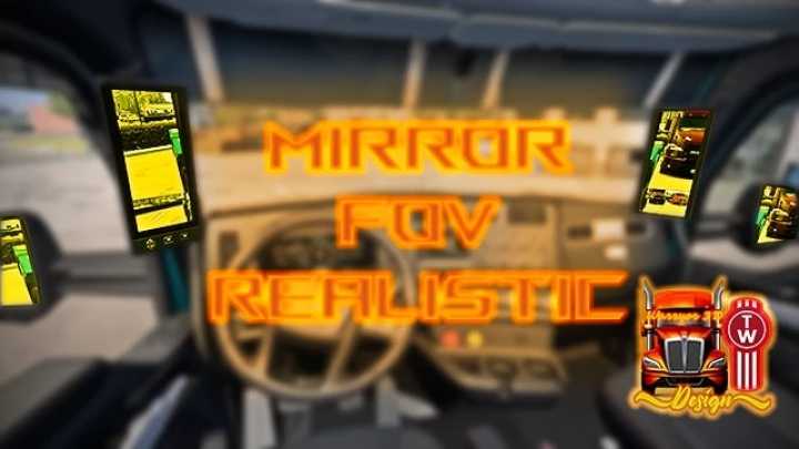 ATS – Realistic Mirror Zoom Mod (1.50)