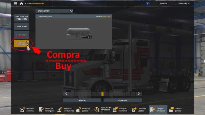 ATS – Scs Double Trailer Gas Tankers (1.50)