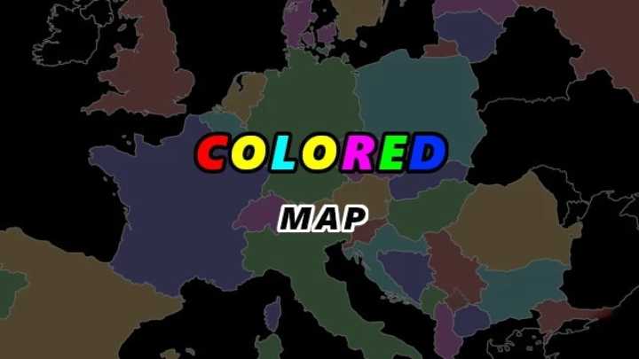 ETS2 – Colored Map (1.50)