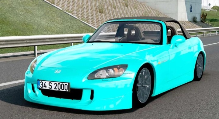 ETS2 – Honda S2000 Turquoise Blue V1.0 (1.50)