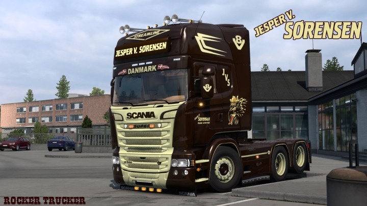 ETS2 – Jesper V. Sorensen Skin For Scania R&S Rjl V1.0 (1.50)