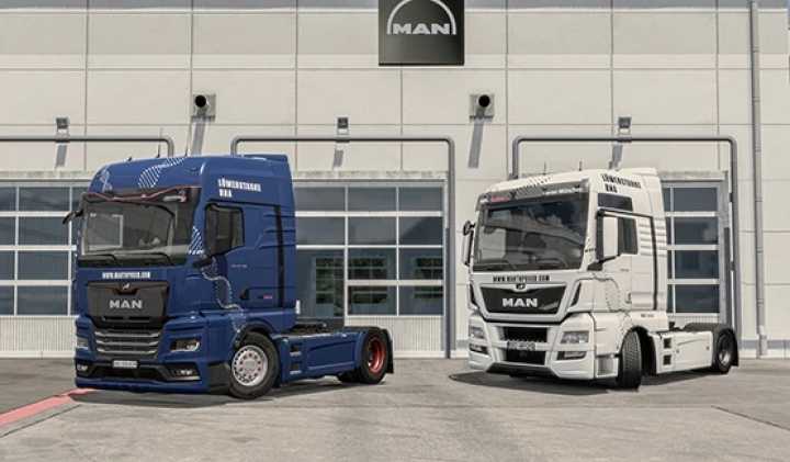 ETS2 – Man Topused Lowenstark Dna Skin Pack V1.0 (1.50)