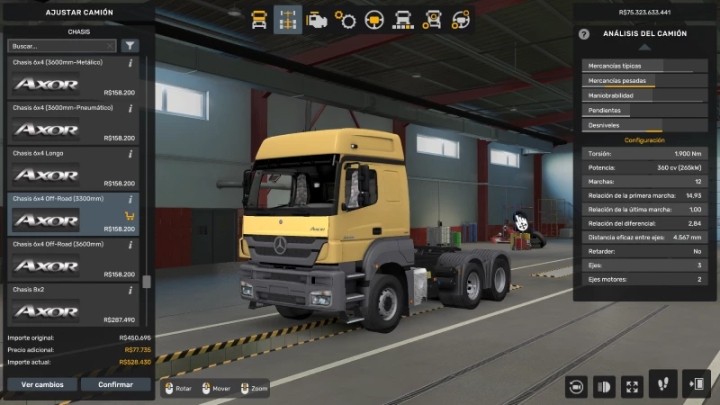 ETS2 – Mercedes Axor Off-Road & 2009/12/19 (1.50)