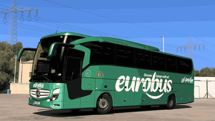 ETS2 – Mercedes-Benz Travego 15 Shd Euro 6 Konfor Turizm Skinpack V2.0 (1.49)