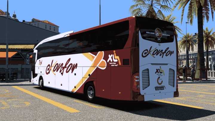 ETS2 – Mercedes-Benz Travego 16 Shd E6 Konfor Turizm (Obs) Skin V2.0 (1.49)
