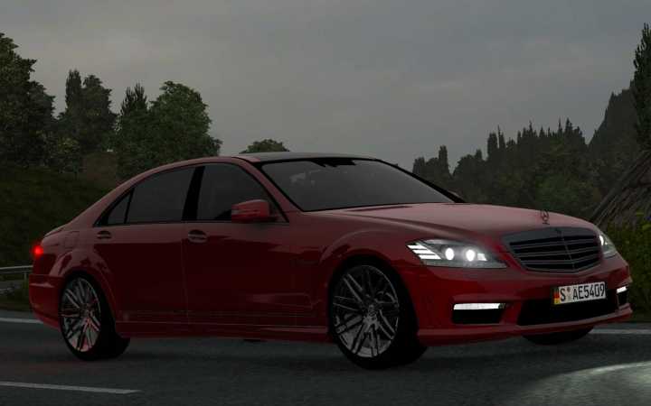 ETS2 – Mercedes-Benz W221 2012 S65 Amg V3.7 (1.50)