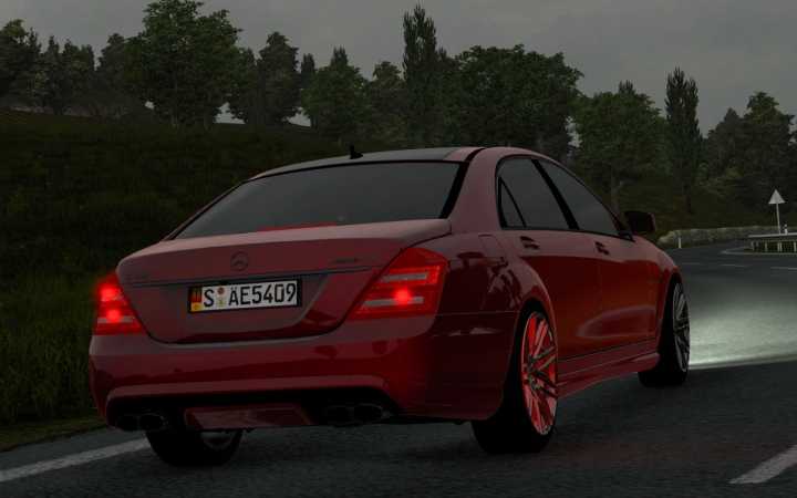 ETS2 – Mercedes-Benz W221 2012 S65 Amg V3.7 (1.50)