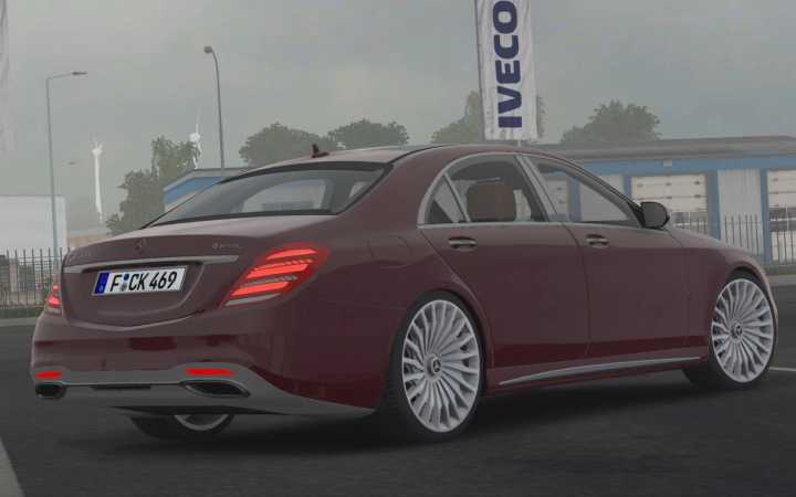 ETS2 – Mercedes-Benz W222 S-Class S-400D V4.8 (1.50)