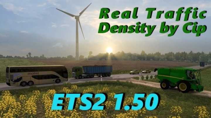 ETS2 – Real Traffic Density V1.50A (1.50)