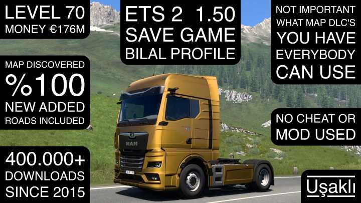 ETS2 – Save Game Profile (1.50)
